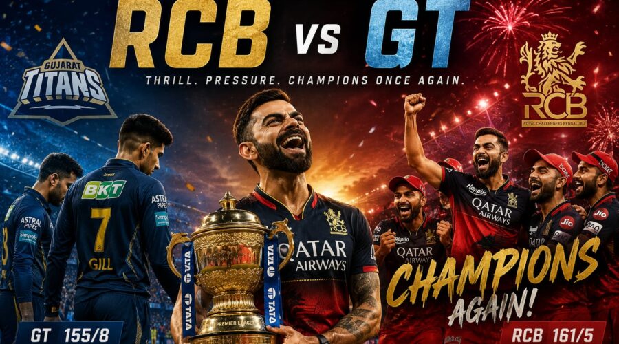 GT vs RCB IPL 2026 Final: A Night of Pressure, Passion and Virat Kohli’s Masterclass